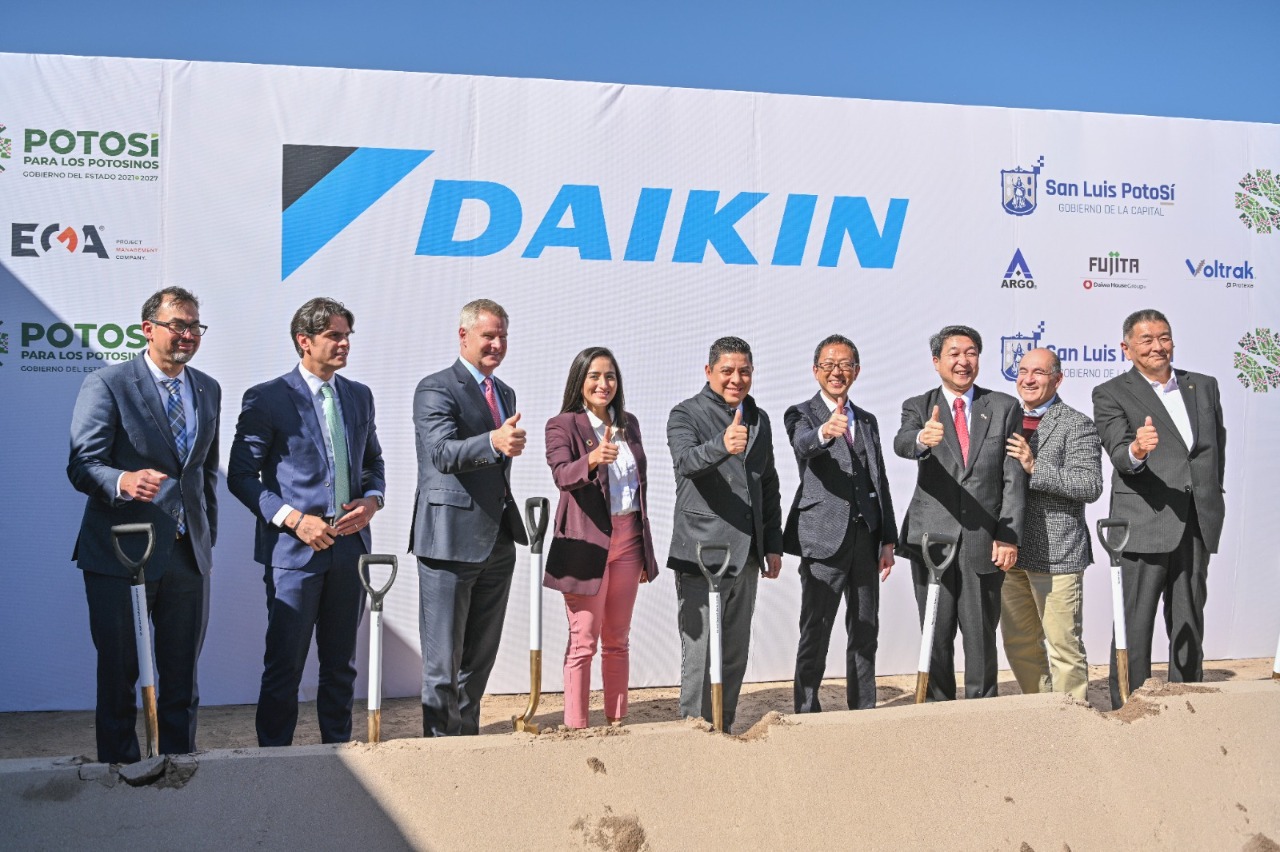 REAFIRMA SLP LIDERAZGO DE INVERSIÓN CON AMPLIACIÓN DE LA EMPRESA JAPONESA DAIKIN