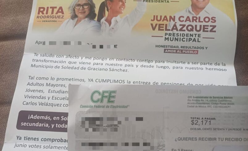 DENUNCIARÁ PVEM A MORENISTAS DE SOLEDAD POR INFRINGIR LA LEY DE PROTECCIÓN DE DATOS PERSONALES