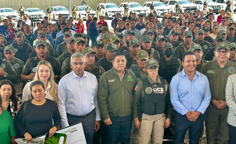 RICARDO GALLARDO ANUNCIA MÁS APOYO A ELEMENTOS DE LA GUARDIA CIVIL ESTATAL