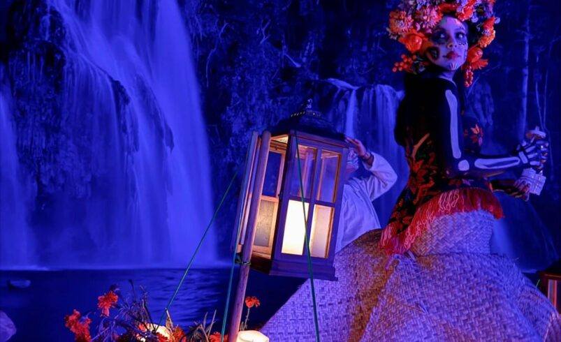 FIESTA DE LUZ EN CASCADAS DE TAMASOPO CAUTIVA A VISITANTES 