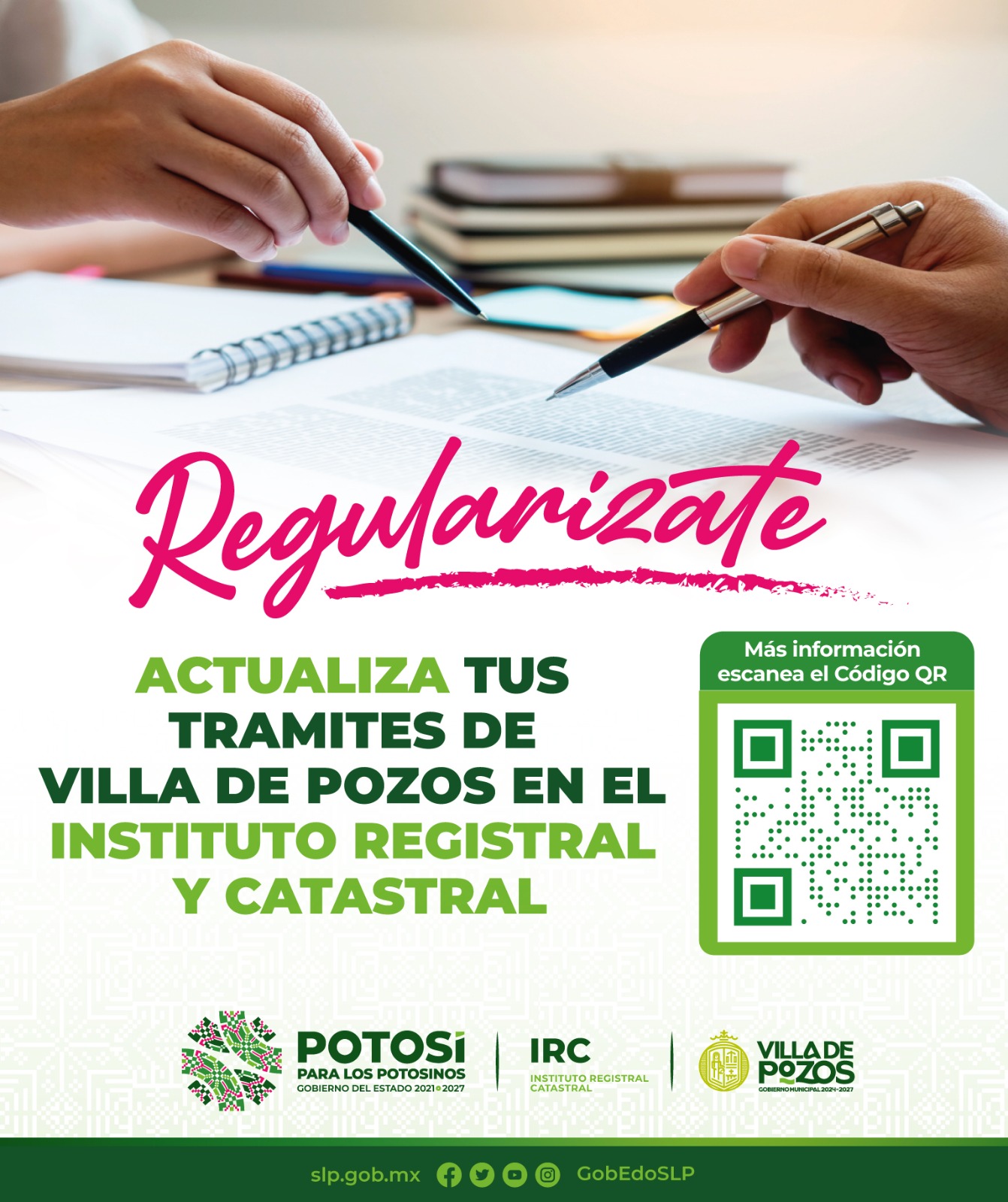 EJECUTIVO ESTATAL REGISTRA INCREMENTO DE ATENCIONES DEL IRC EN POZOS