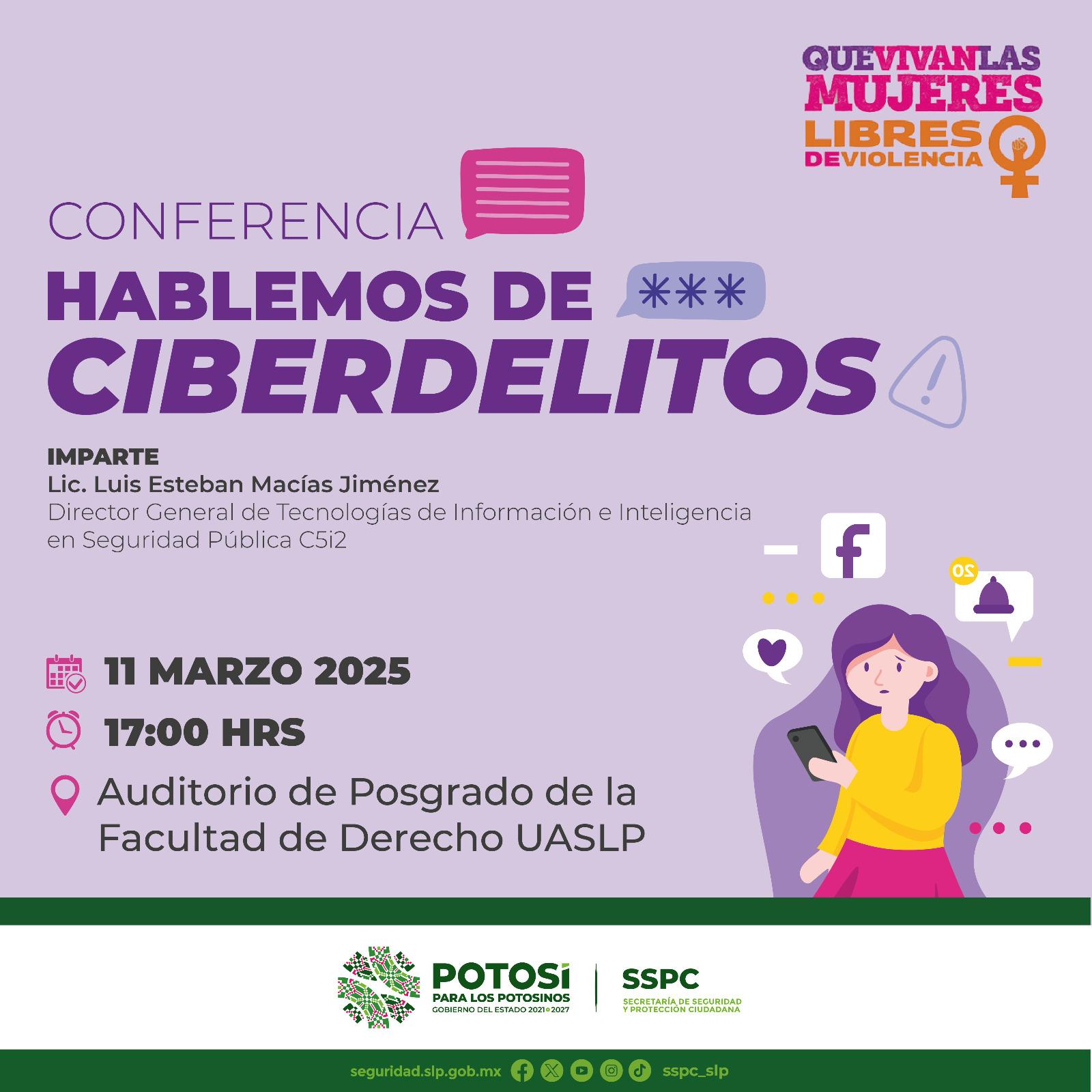 EJECUTIVO ESTATAL INVITA A CONFERENCIA MAGISTRAL SOBRE CIBERDELITOS