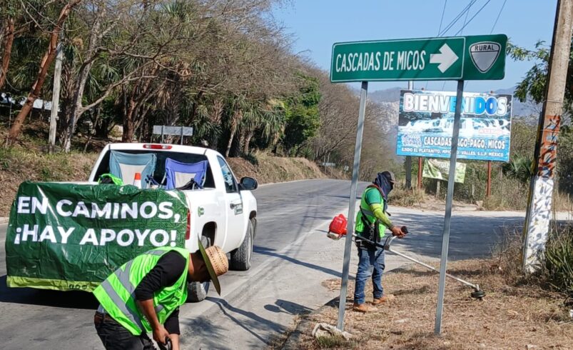 ESTADO ATIENDE CAMINOS DE ACCESO A SITIOS TURÍSTICOS