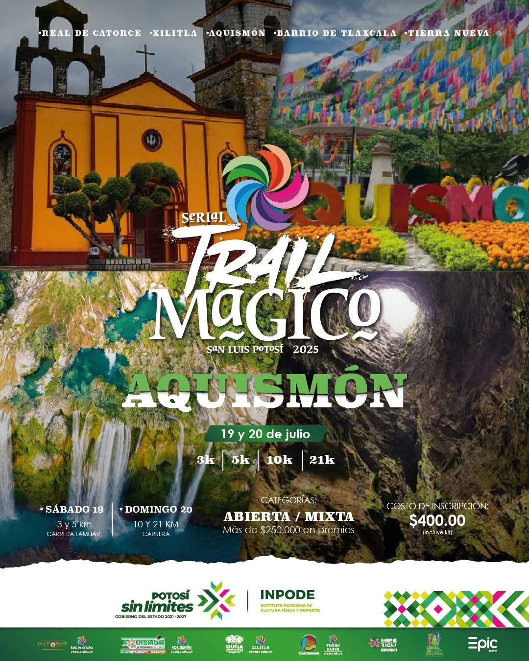 SAN LUIS POTOSÍ VIVE UN FIN DE SEMANA DE ACTIVIDADES SIN LÍMITES