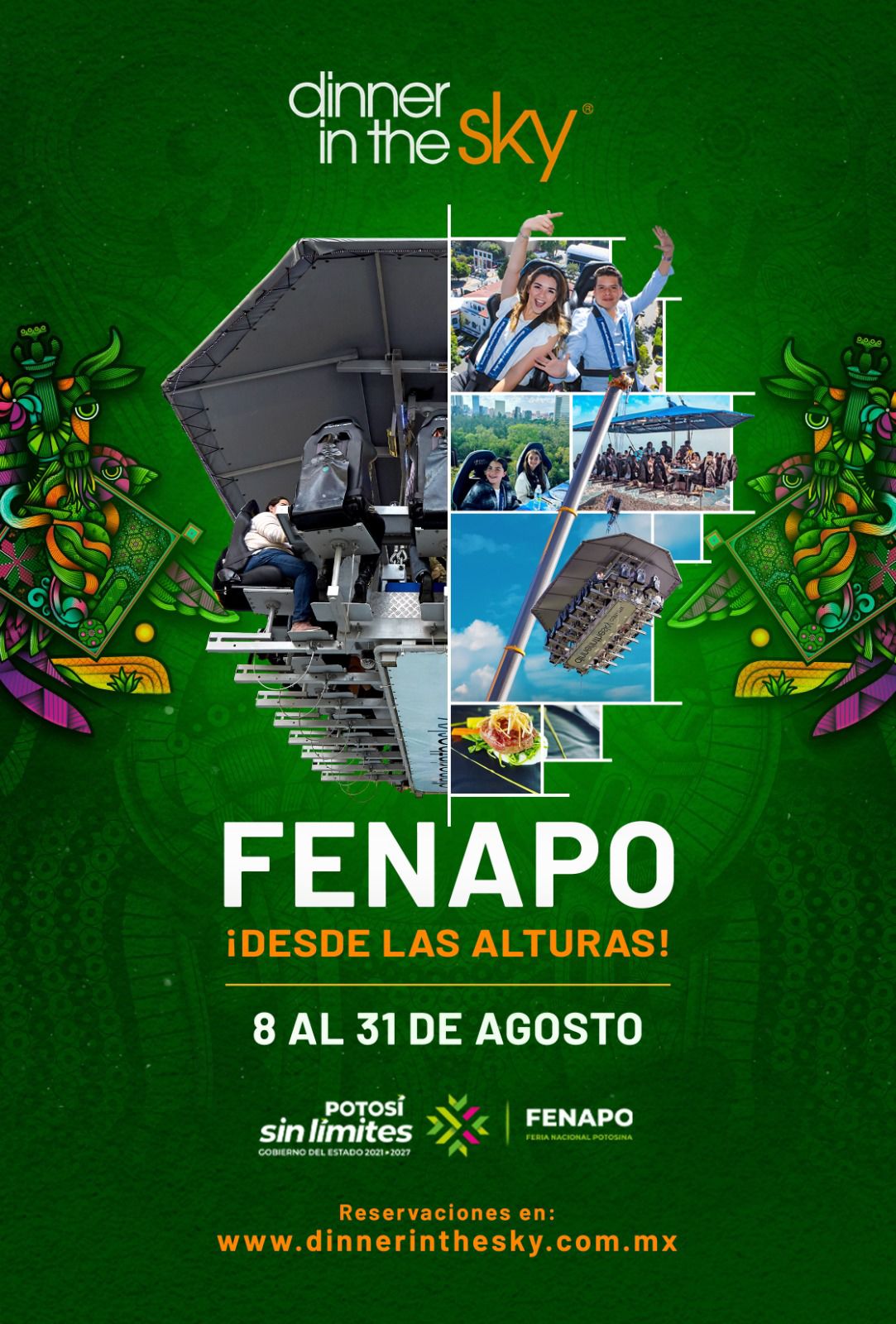 YA DISPONIBLES RESERVACIONES PARA DINNER IN THE SKY