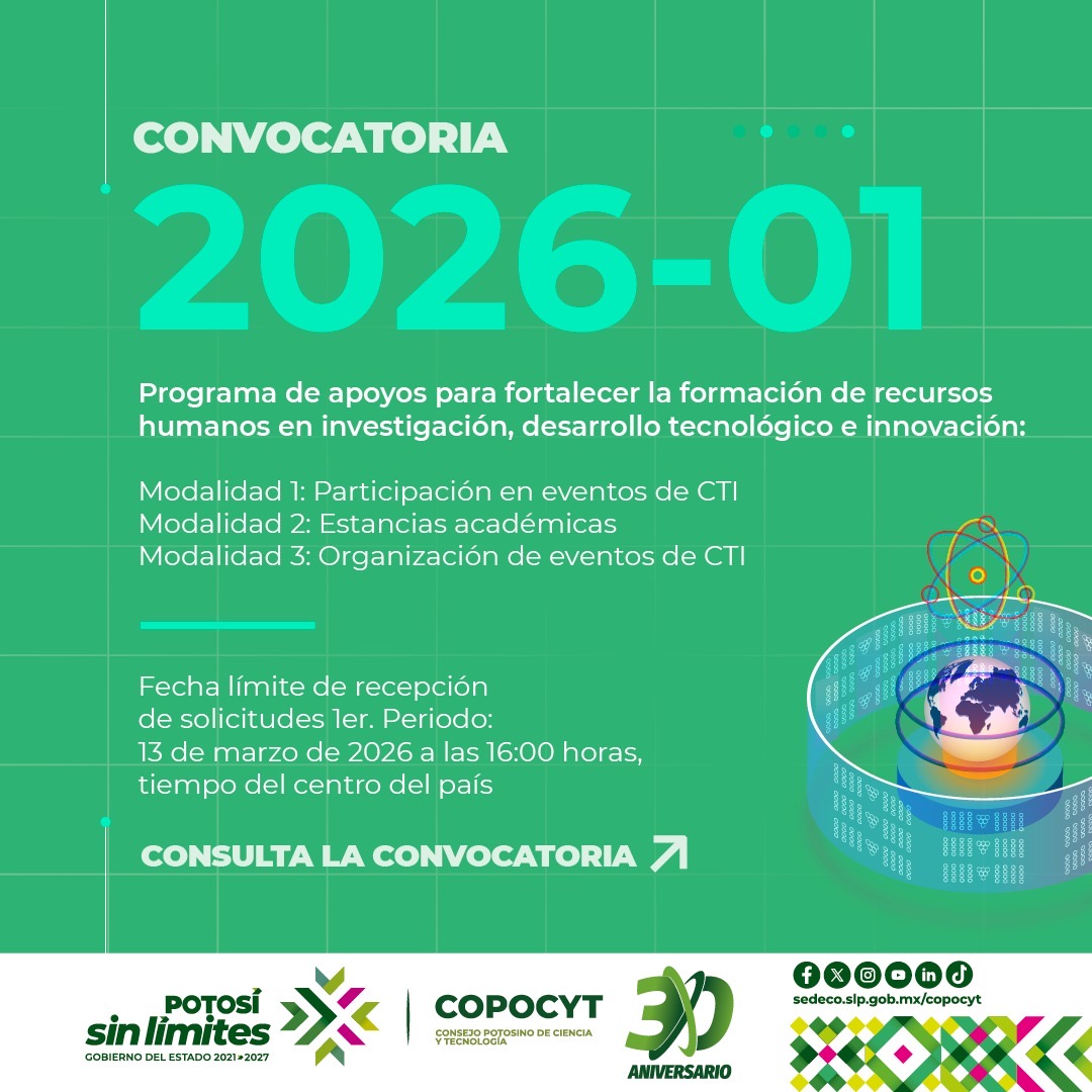 SAN LUIS ABRE NUEVAS OPORTUNIDADES PARA LA FORMACIÓN CIENTÍFICA