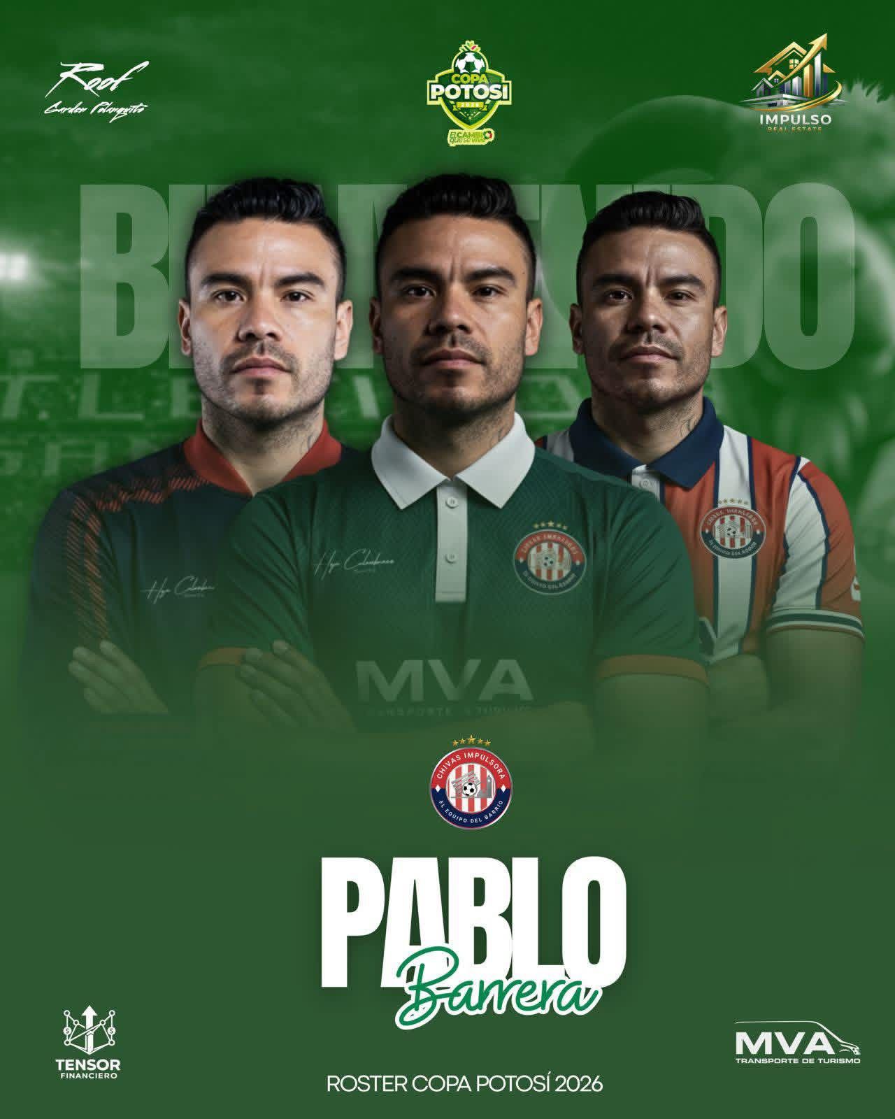 COPA POTOSÍ 2026 VIBRARÁ CON GRANDES ESTRELLAS, COMO PABLO BARRERA