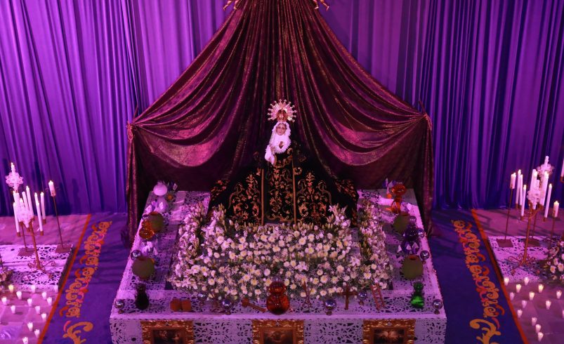 RICARDO GALLARDO INAUGURA ALTAR DE DOLORES EN PALACIO DE GOBIERNO