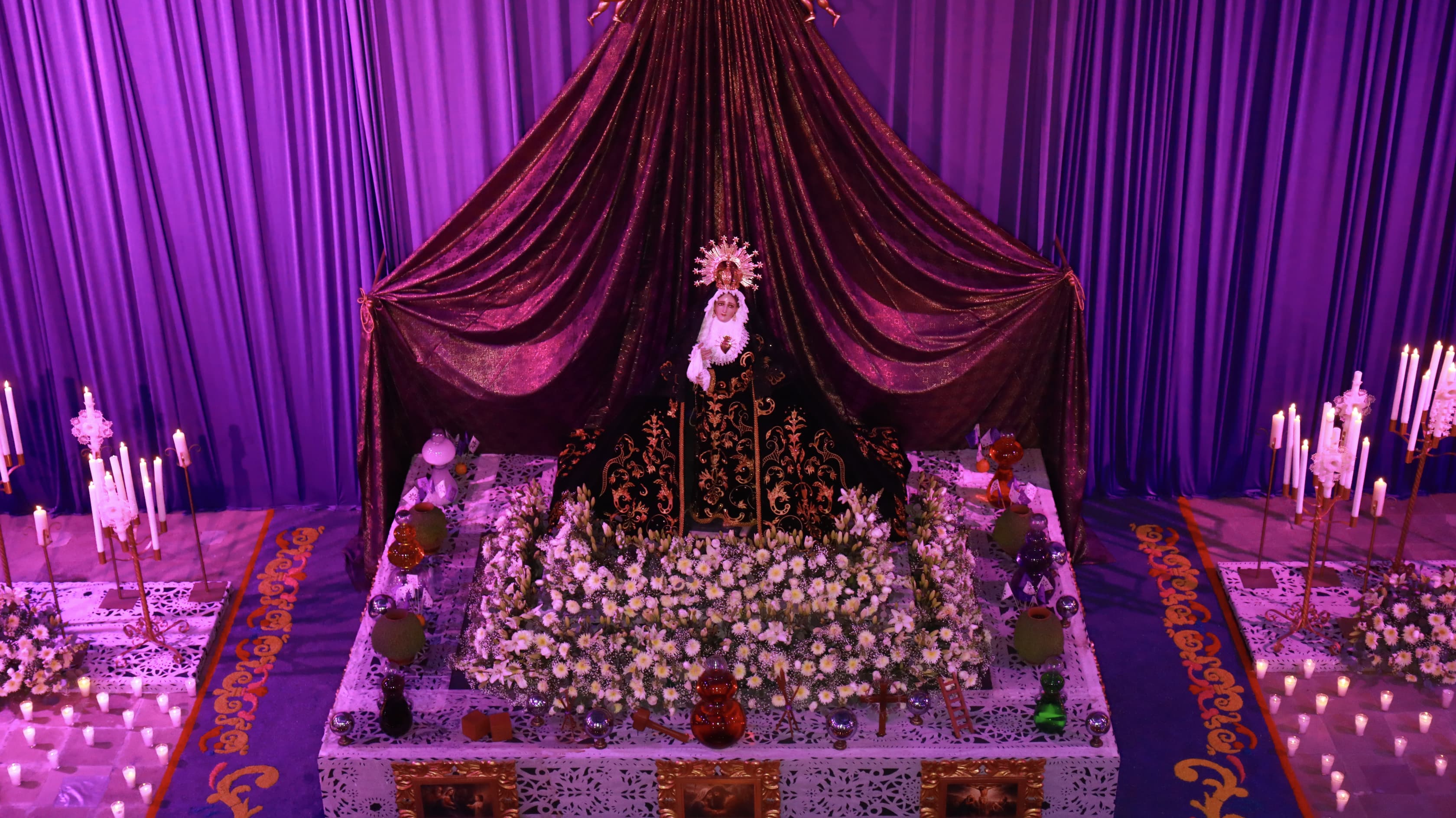 RICARDO GALLARDO INAUGURA ALTAR DE DOLORES EN PALACIO DE GOBIERNO