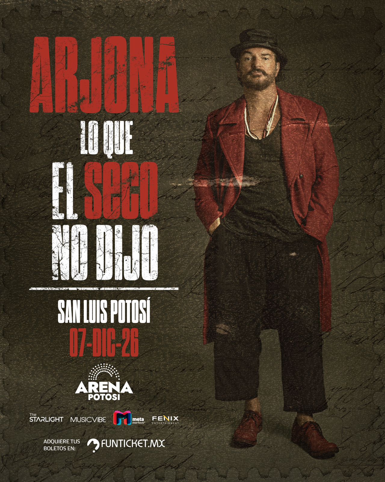 ARJONA LLEGA A SAN LUIS CON ESPECTÁCULO INTERNACIONAL
