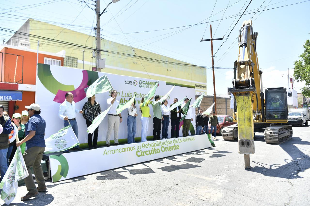 RICARDO GALLARDO ARRANCA REHABILITACIÓN INTEGRAL DE AVENIDA CIRCUITO ORIENTE