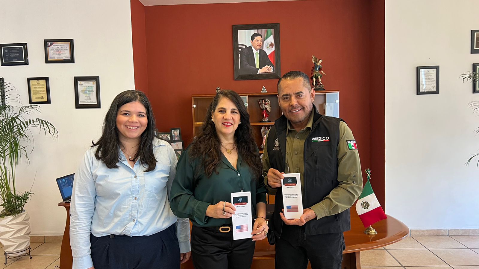 ESTADO CONSOLIDA LAZOS CON CONSULADO DE ESTADOS UNIDOS