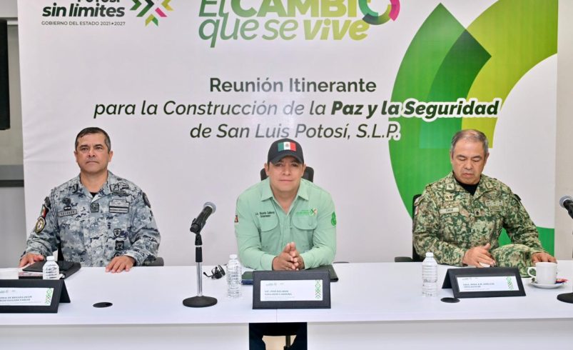 RICARDO GALLARDO CONSOLIDA ESTRATEGIA DE SEGURIDAD EN LA HUASTECA POTOSINA