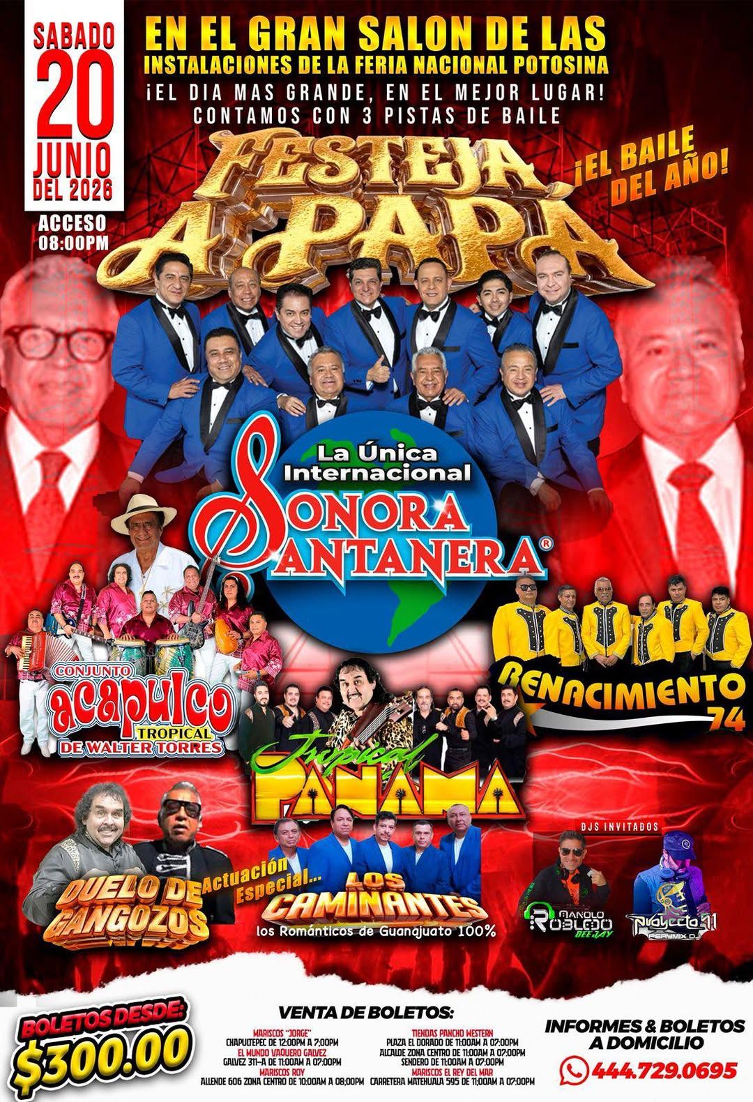 MÚSICA SIN LÍMITES LLEGA A LA FENAPO CON FESTEJO A LOS PAPÁS