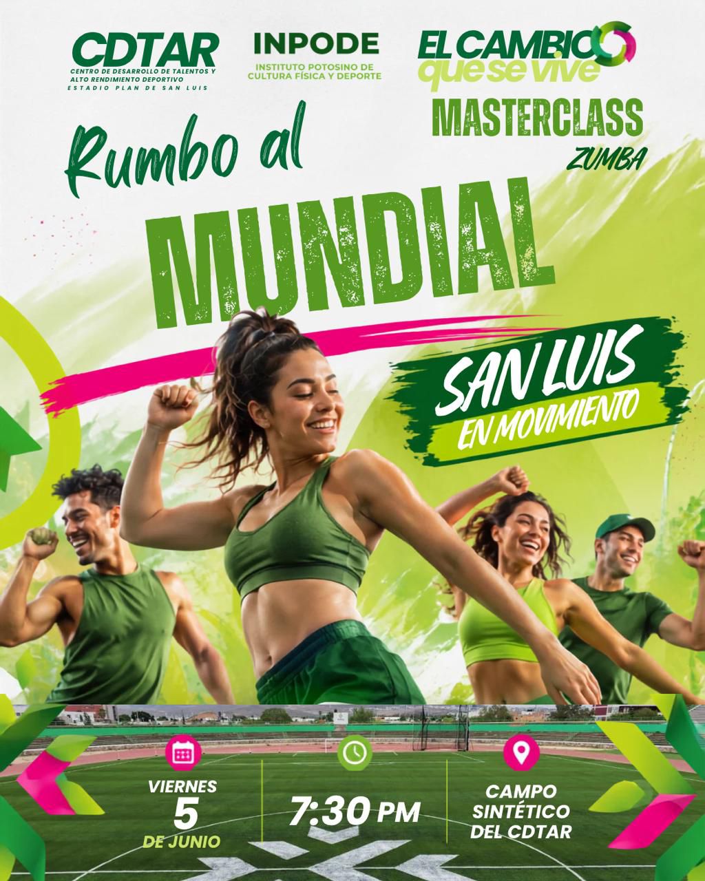 SAN LUIS SE ACTIVA CON MASTER CLASS GRATUITA DE ZUMBA